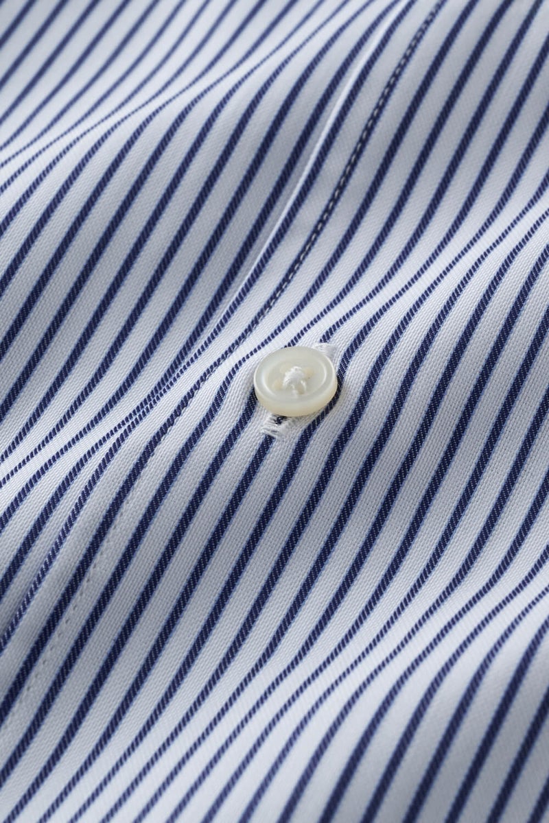 ワイシャツ 8045CL-X02A-NAVY-生地