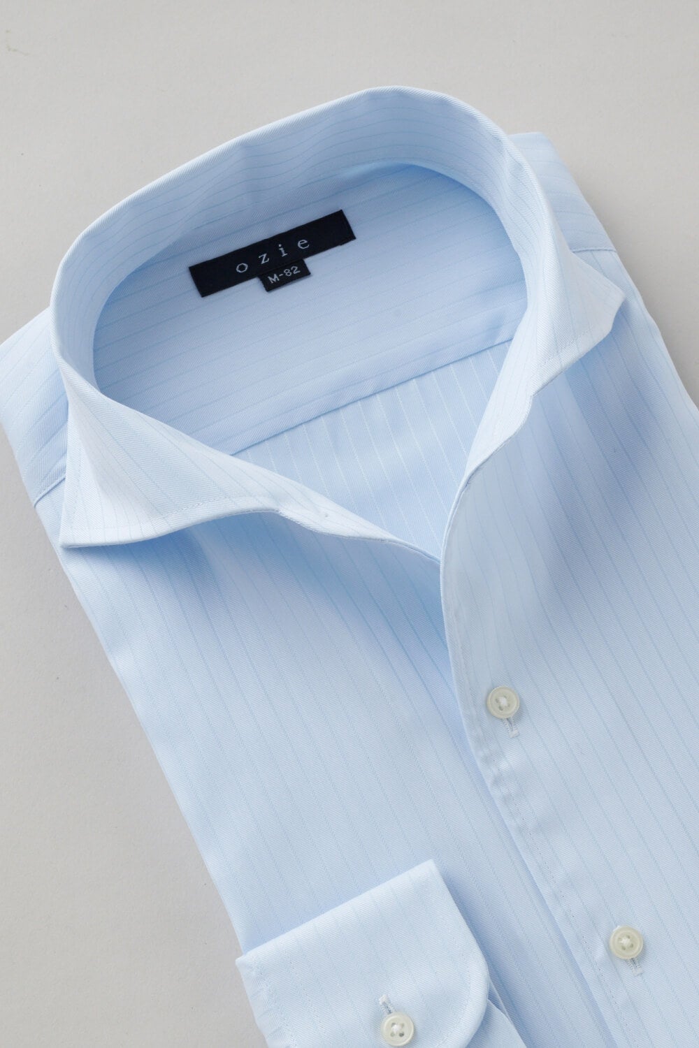 ワイシャツ 8045-X02C-SAX-衿1