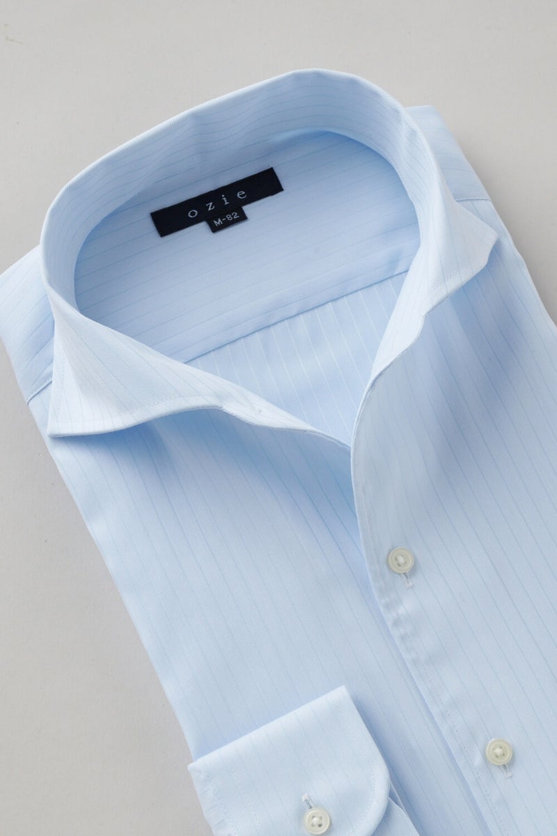 ワイシャツ 8045-X02C-SAX-衿1