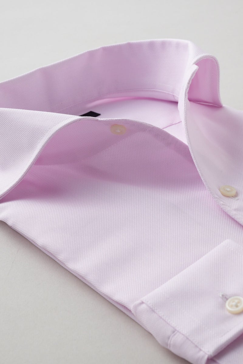 ワイシャツ 8045-X02D-PINK-衿2