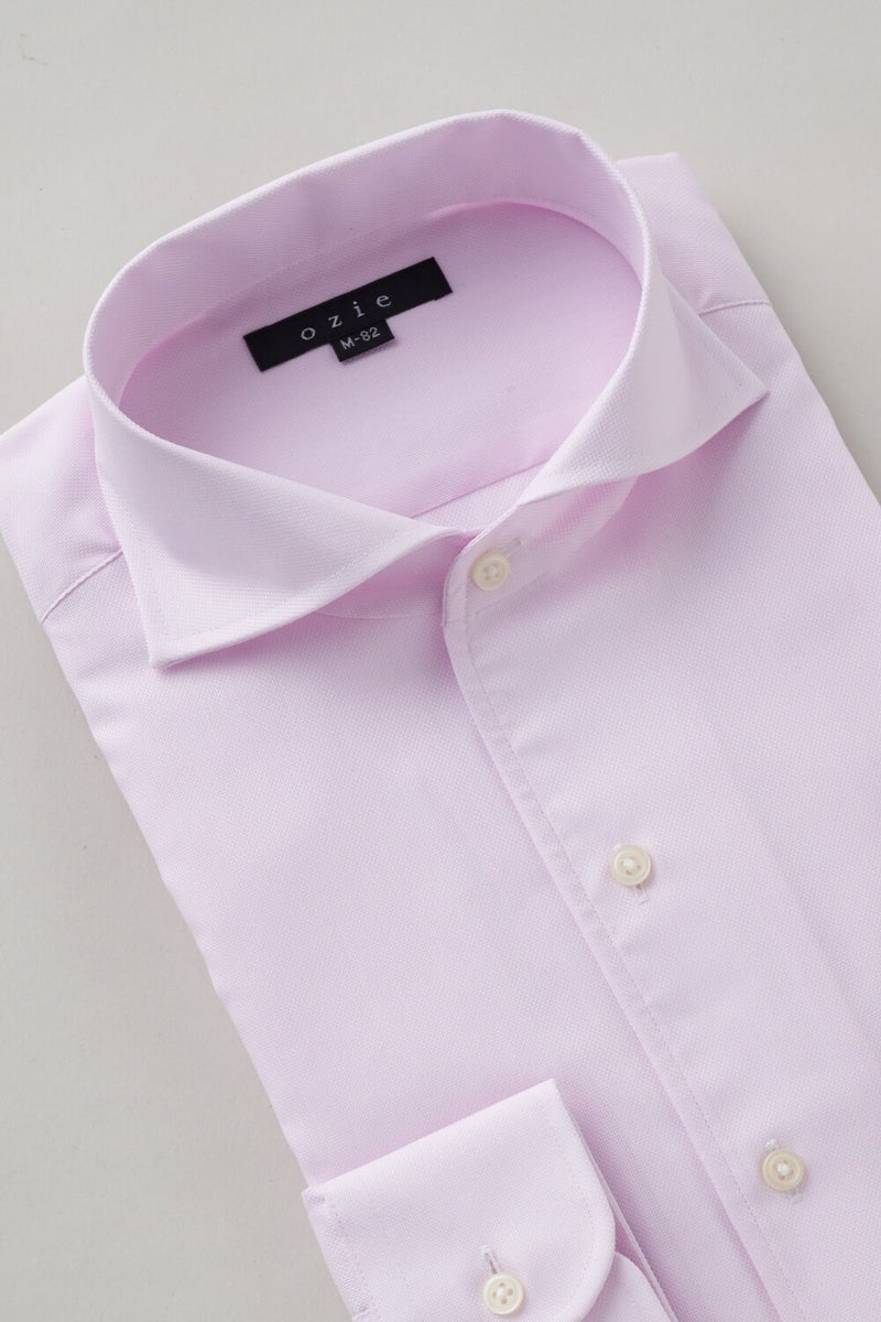 ワイシャツ 8045-X02D-PINK-衿3