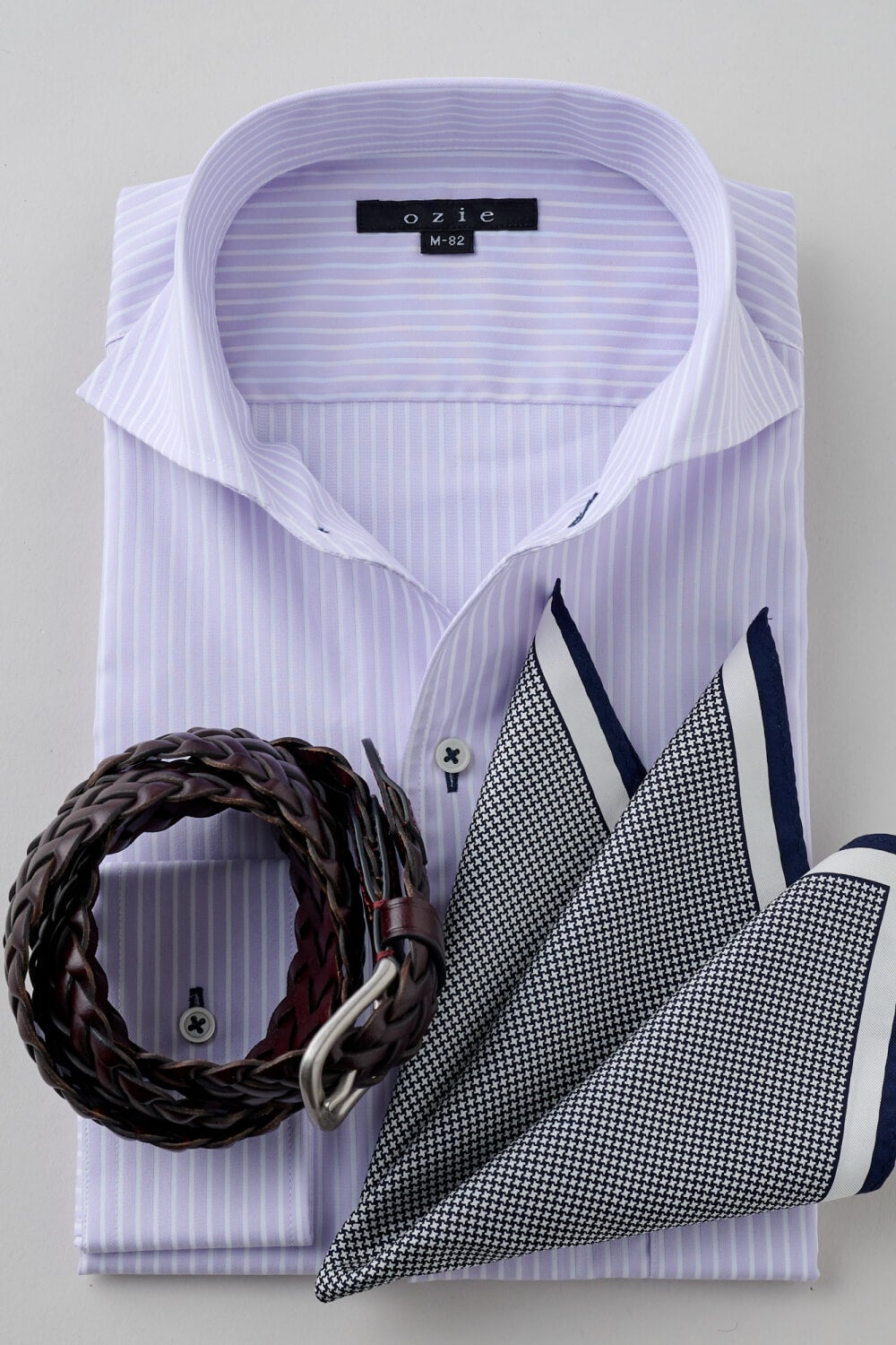 ワイシャツ 8045-X02G-PINK-コーディネートイメージ