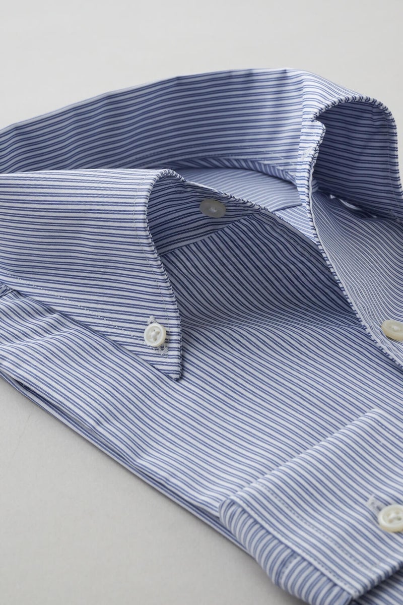 ワイシャツ 8051-X02E-NAVY-衿2