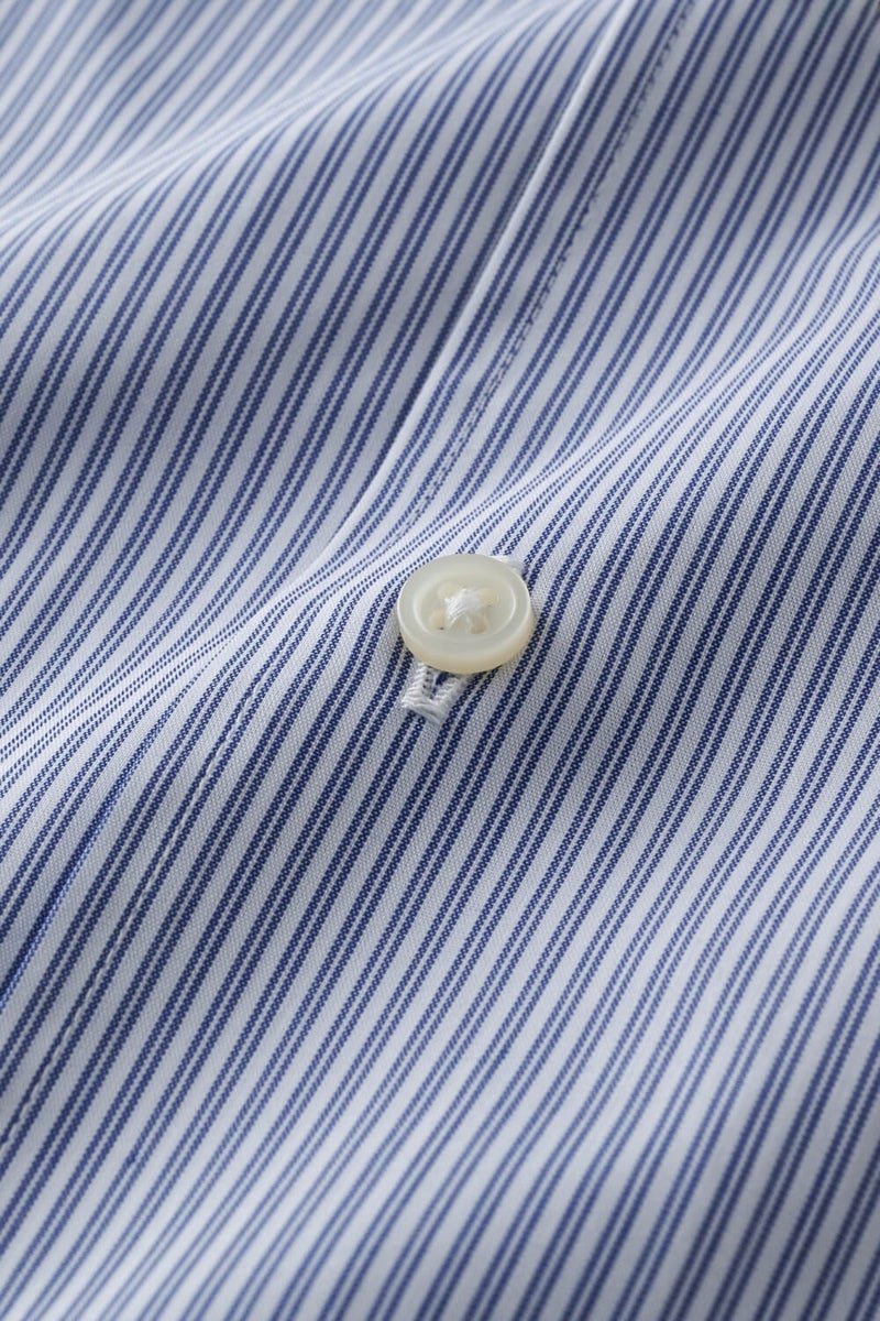 ワイシャツ 8051-X02E-NAVY-生地