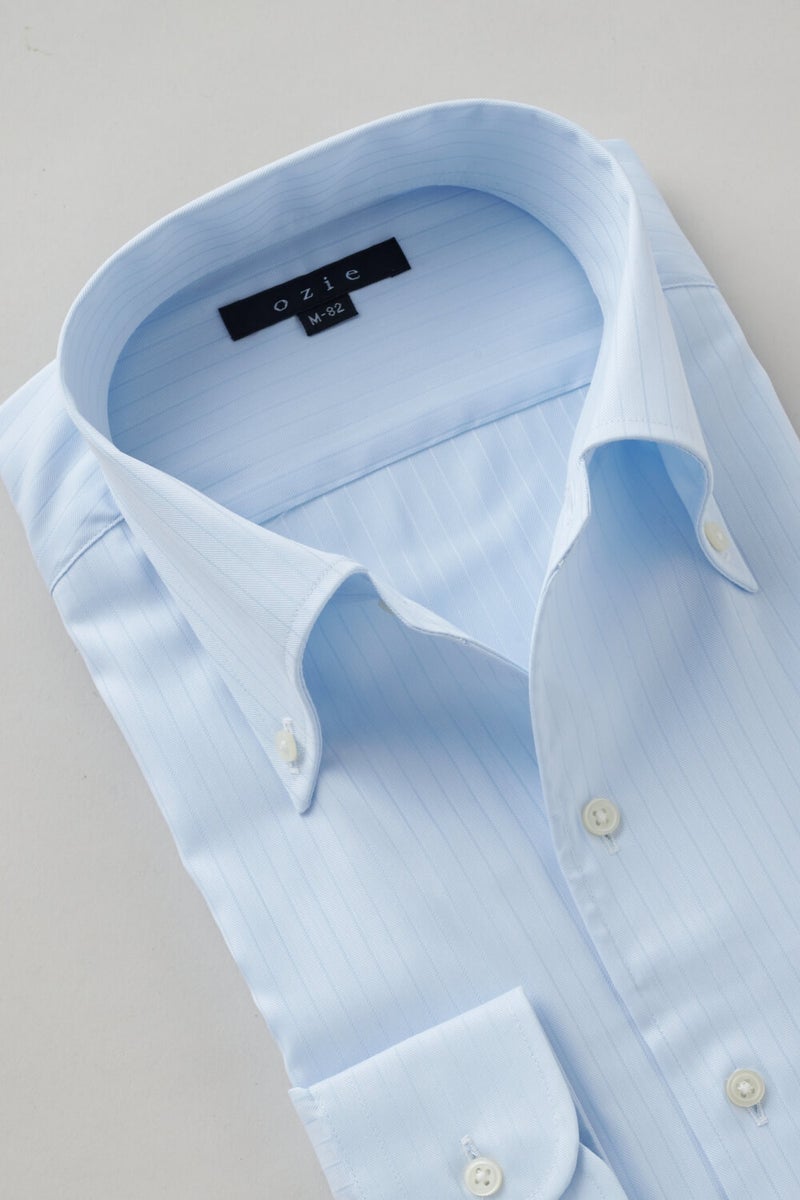 ワイシャツ 8051-X02C-SAX-衿1