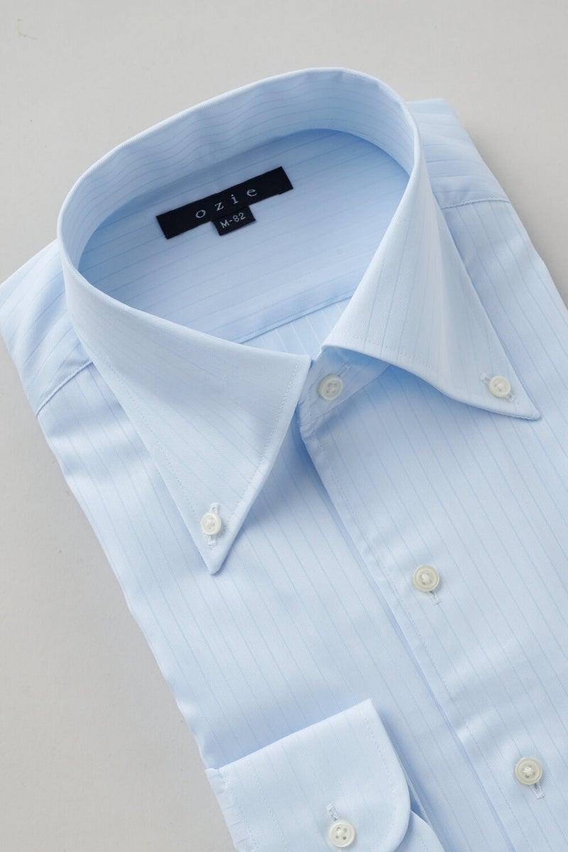 ワイシャツ 8051-X02C-SAX-衿3