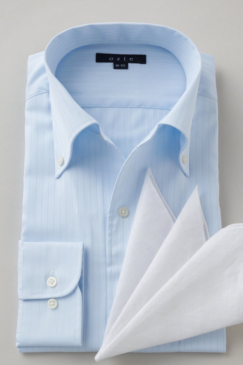 ワイシャツ 8051-X02C-SAX-コーディネートイメージ