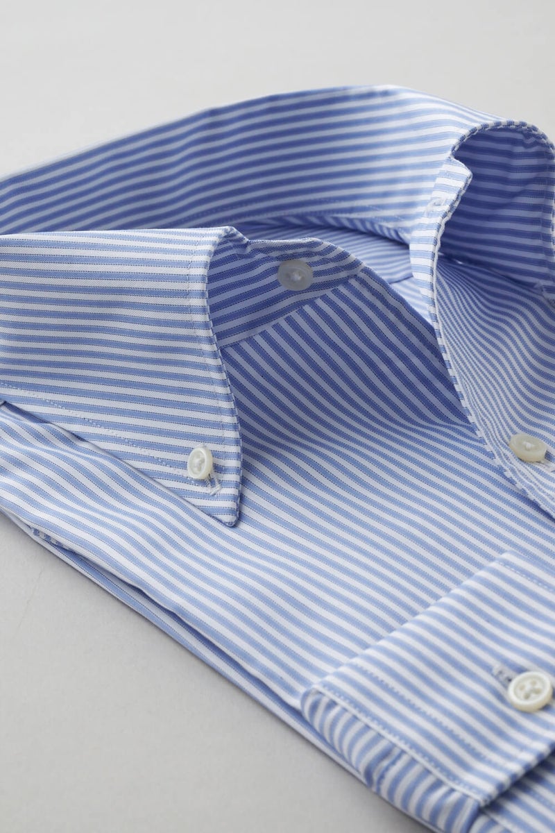 ワイシャツ 8051-X02D-BLUE-衿2