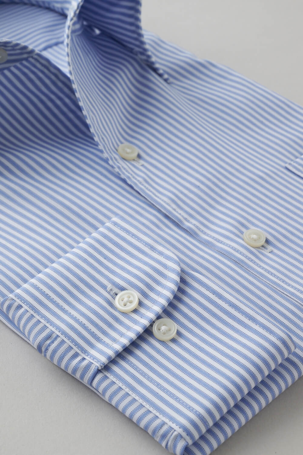 ワイシャツ 8051-X02D-BLUE-カフス