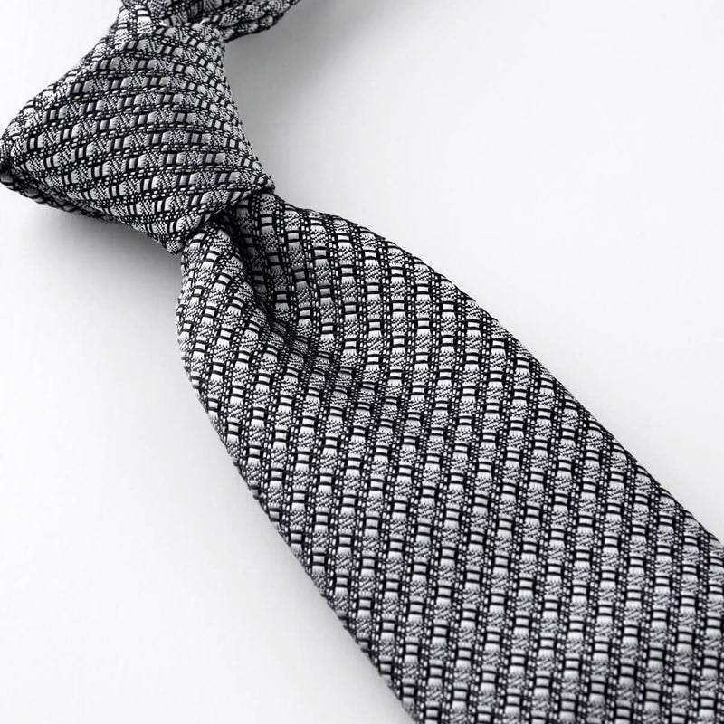 ネクタイ NF-B-004-SILVER-結び