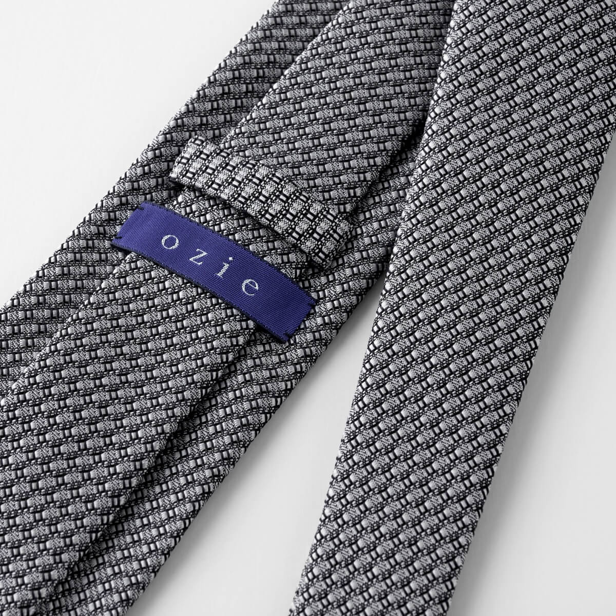 ネクタイ NF-B-004-SILVER-裏