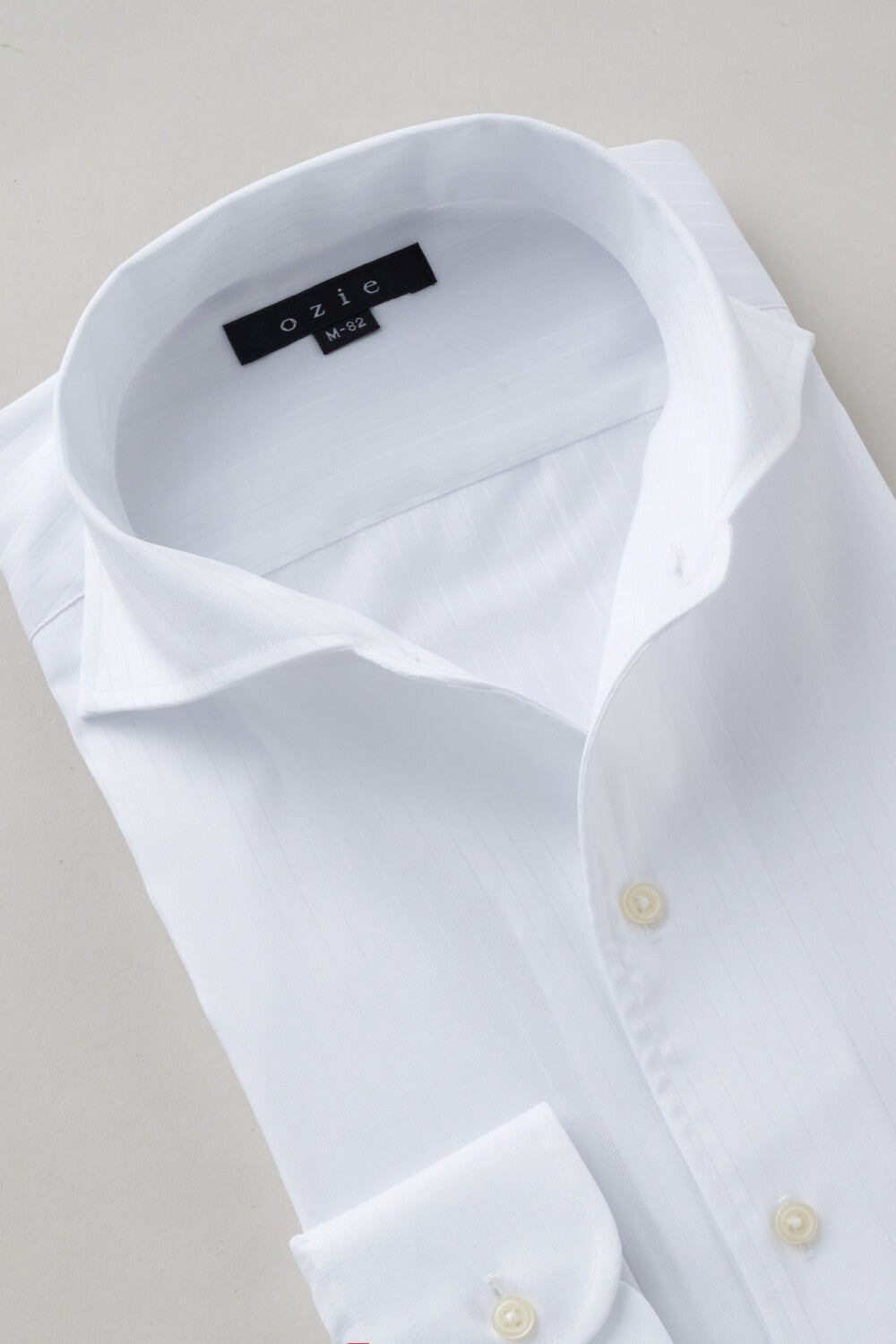 ワイシャツ 8045-X02A-WHITE-衿1