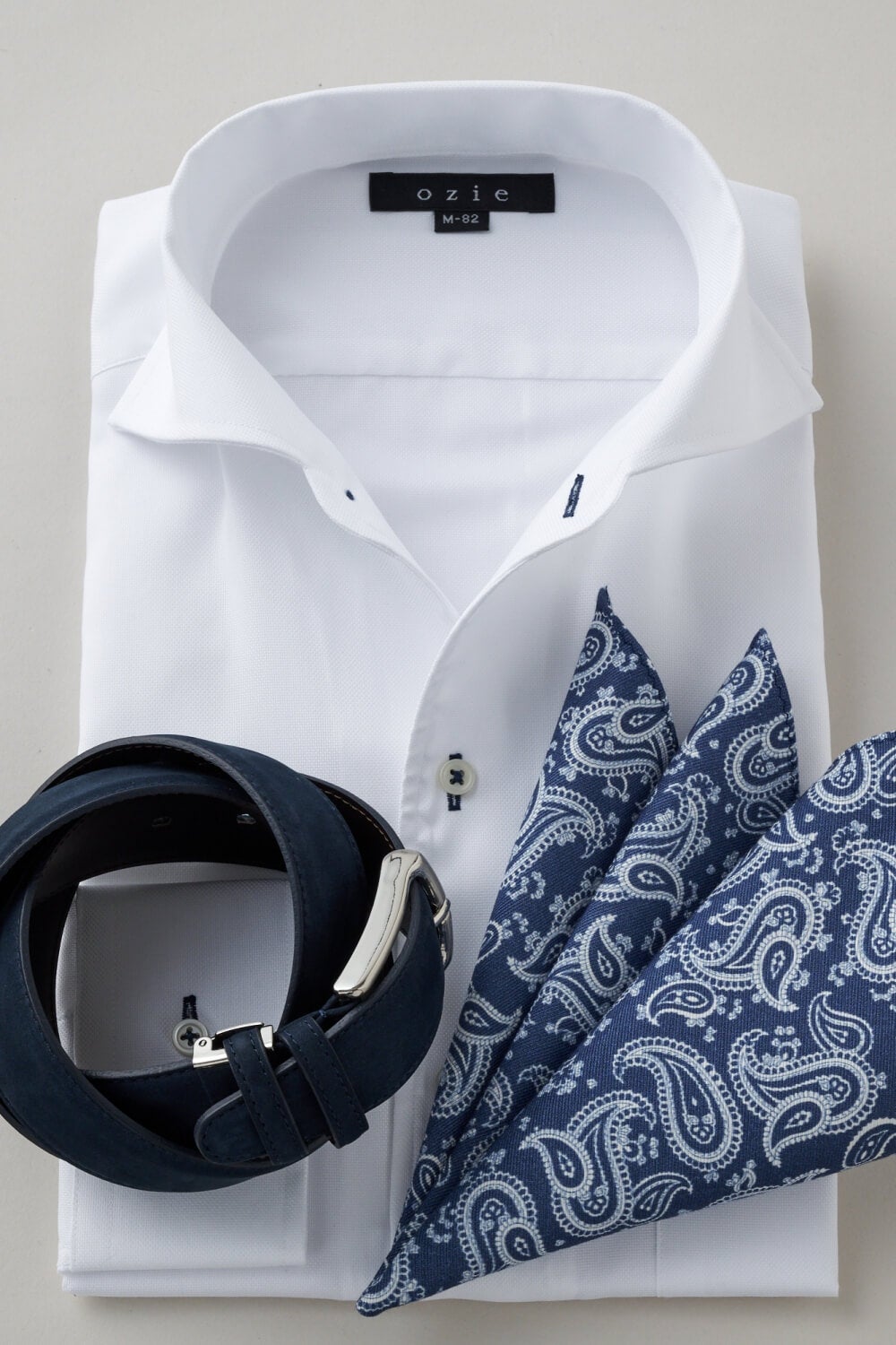 ワイシャツ 8045-X02B-WHITE-コーディネートイメージ