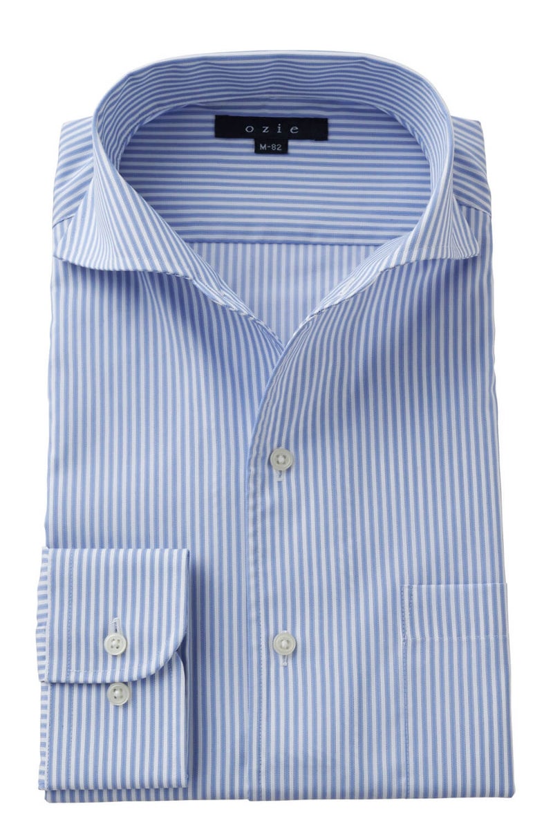 ワイシャツ 8045-X02F-BLUE