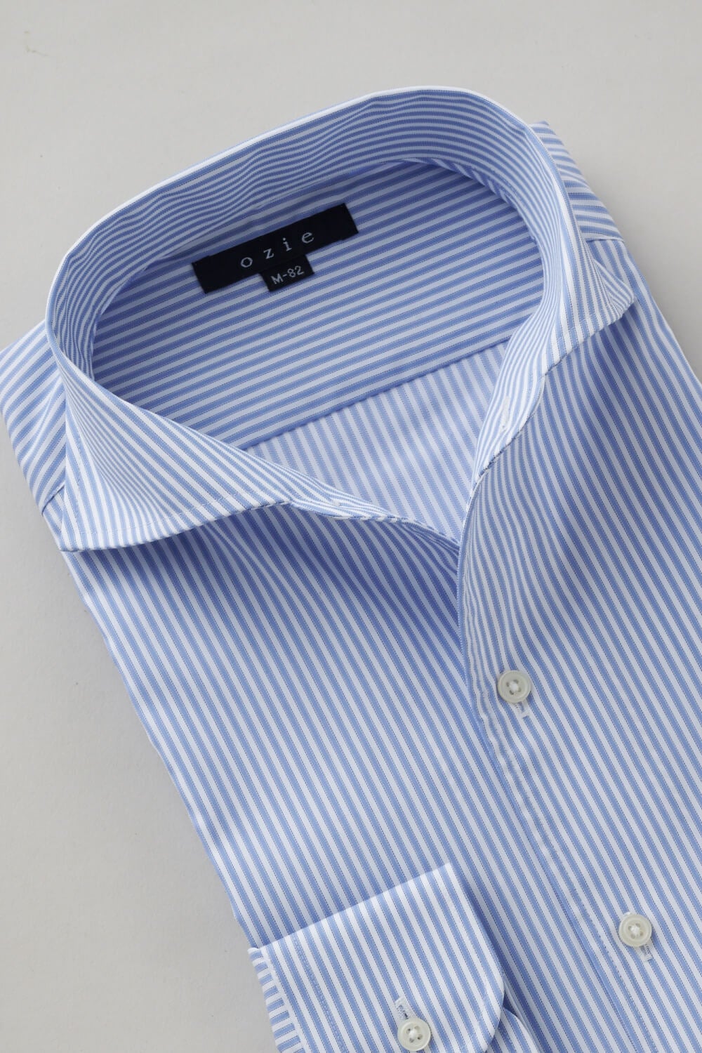 ワイシャツ 8045-X02F-BLUE-衿1