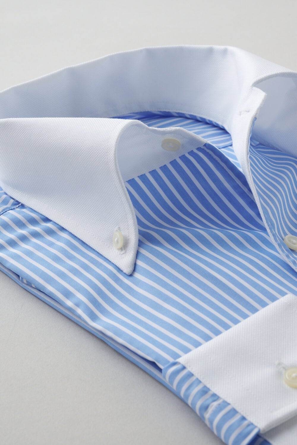 ワイシャツ 8051CL-X02A-BLUE-衿2