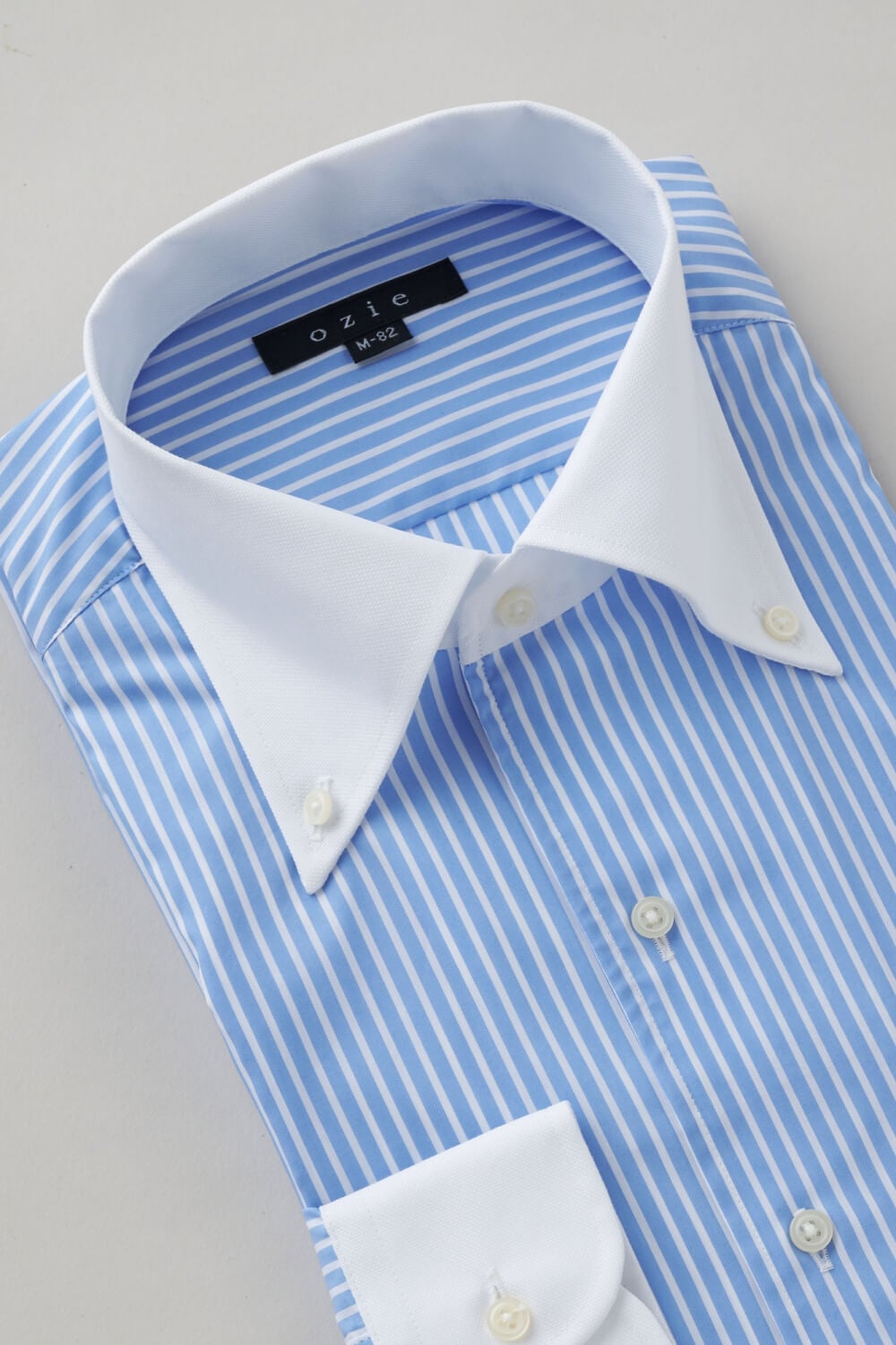 ワイシャツ 8051CL-X02A-BLUE-衿3