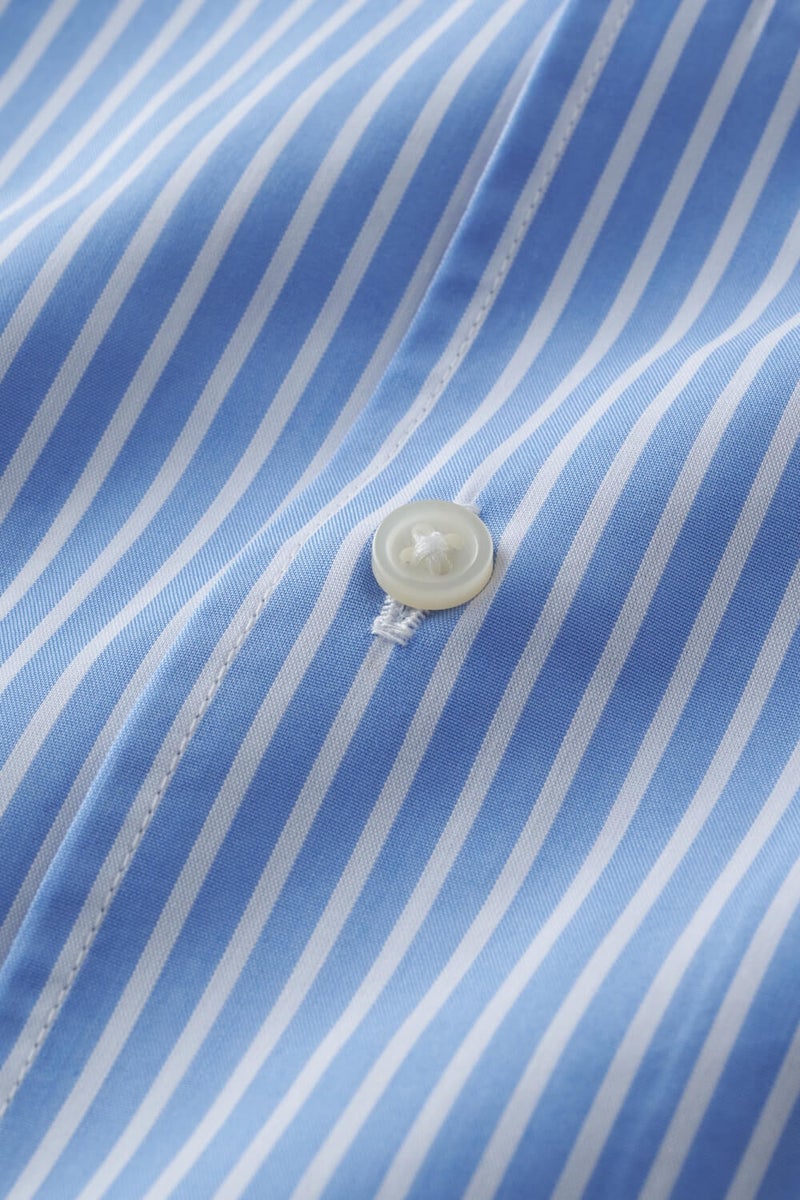 ワイシャツ 8051CL-X02A-BLUE-生地