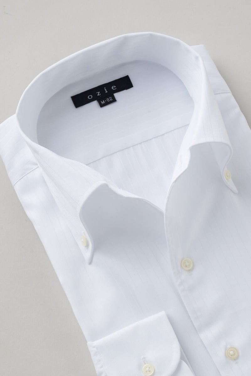 ワイシャツ 8051-X02A-WHITE-衿1
