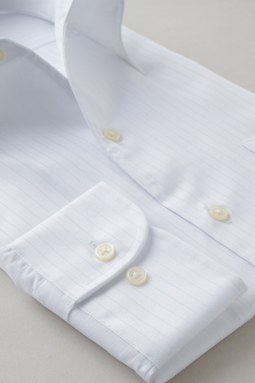 ワイシャツ 8051-X02A-WHITE-カフス