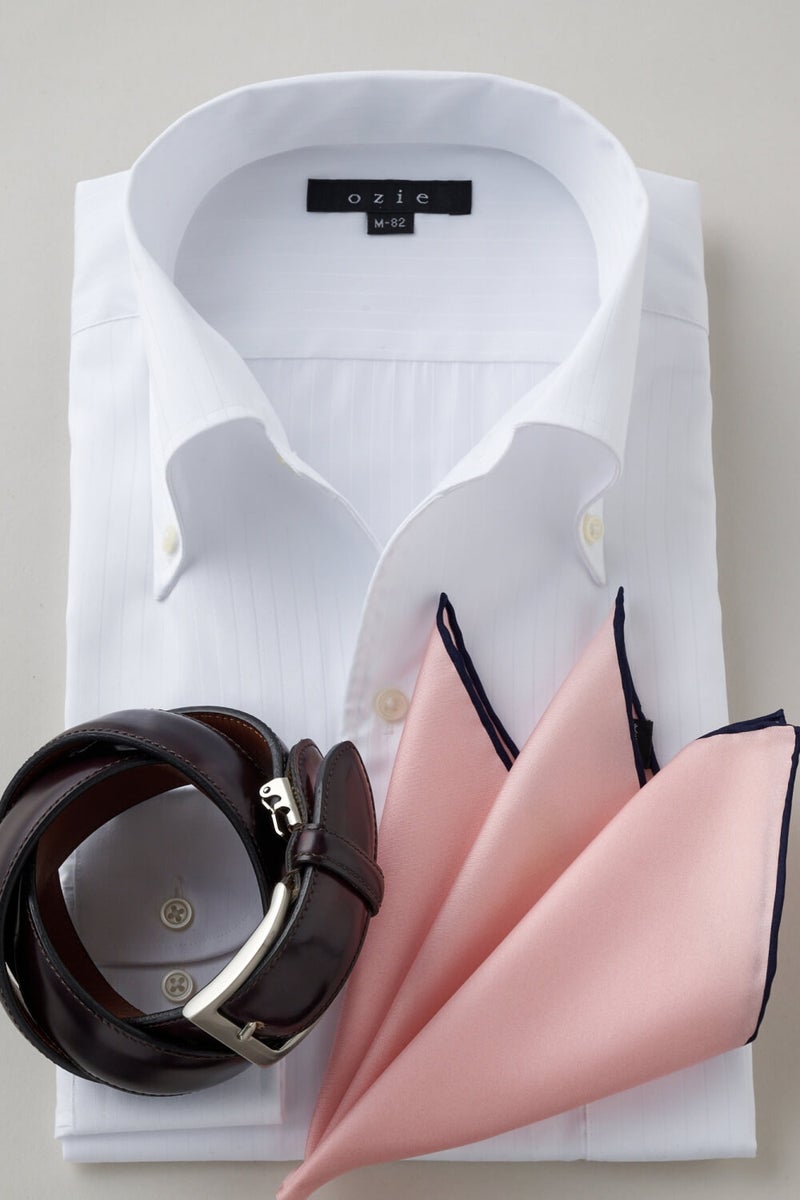 ワイシャツ 8051-X02A-WHITE-コーディネートイメージ