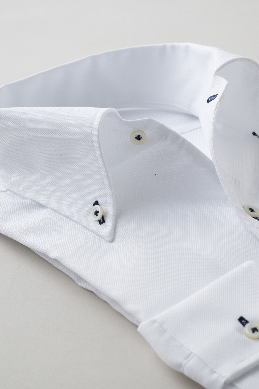 ワイシャツ 8051-X02B-WHITE-衿2