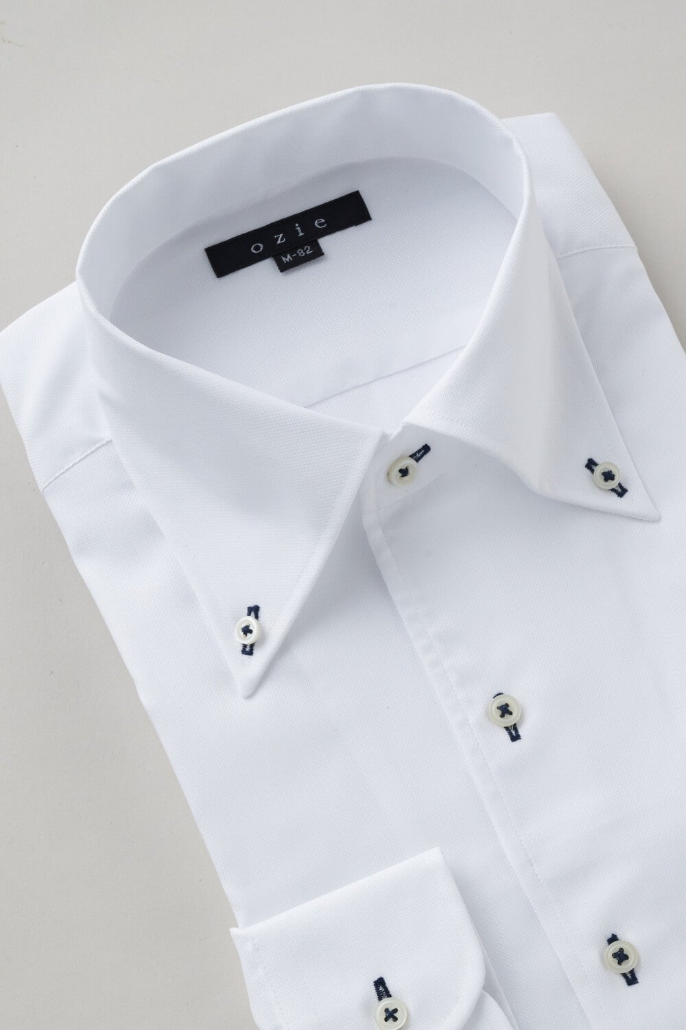 ワイシャツ 8051-X02B-WHITE-衿3