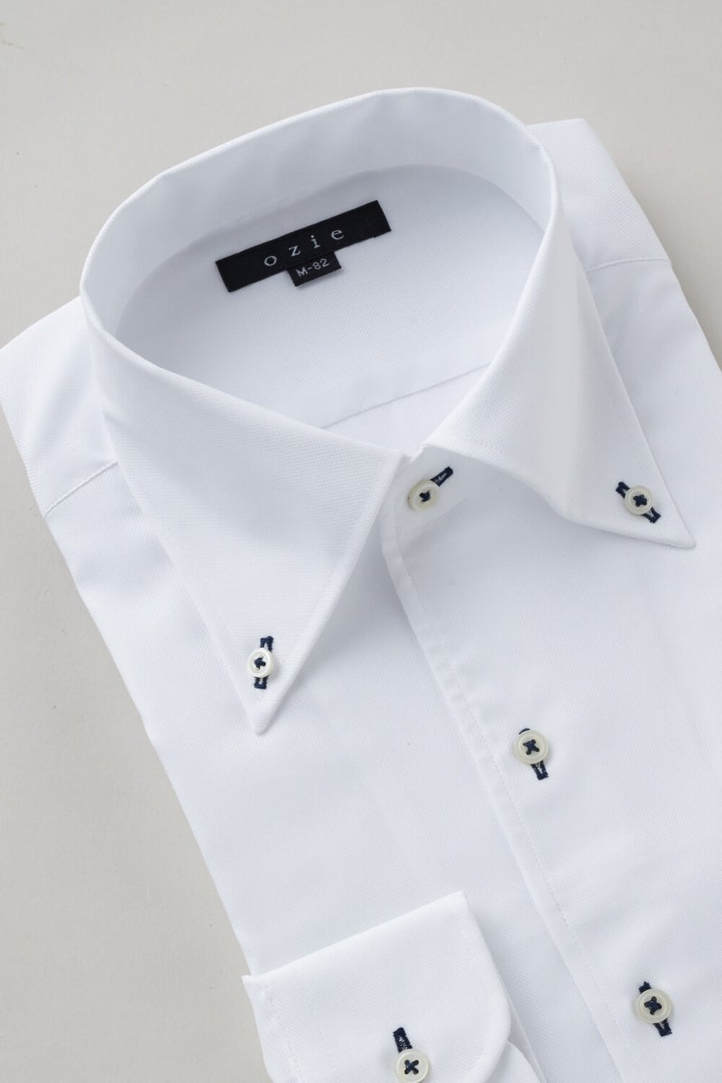 ワイシャツ 8051-X02B-WHITE-衿3
