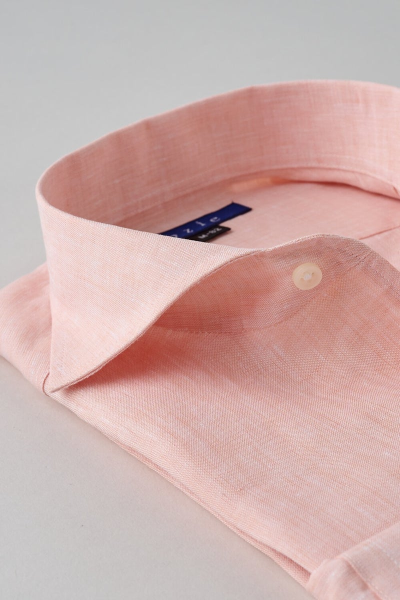 ワイシャツ 8045A-X03A-ORANGE-衿2