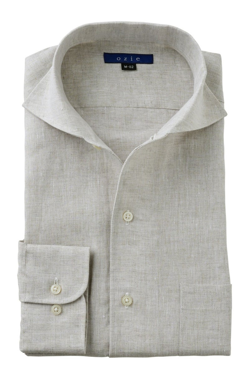 ワイシャツ 8045A-X03B-BEIGE