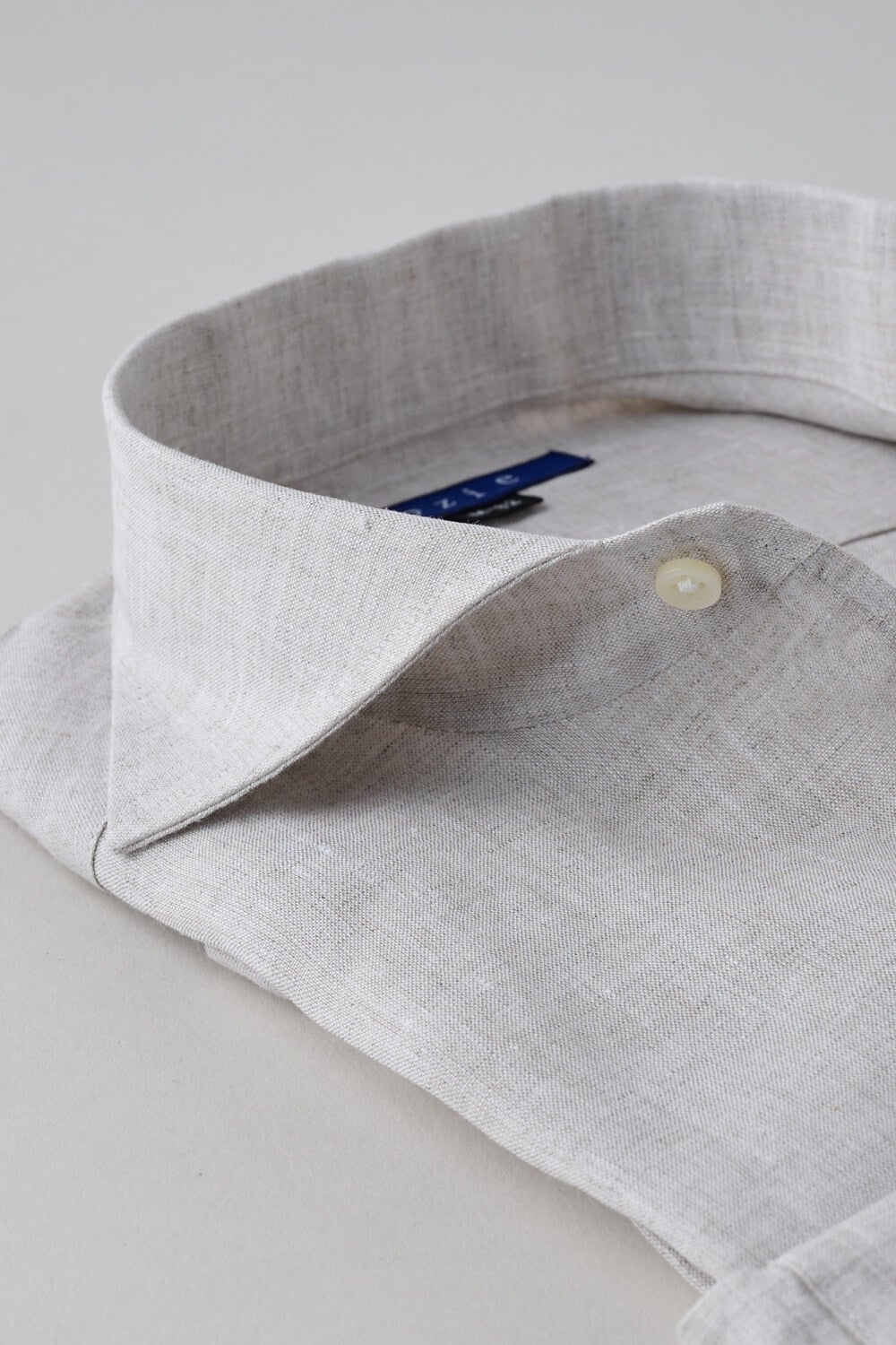 ワイシャツ 8045A-X03B-BEIGE-衿2