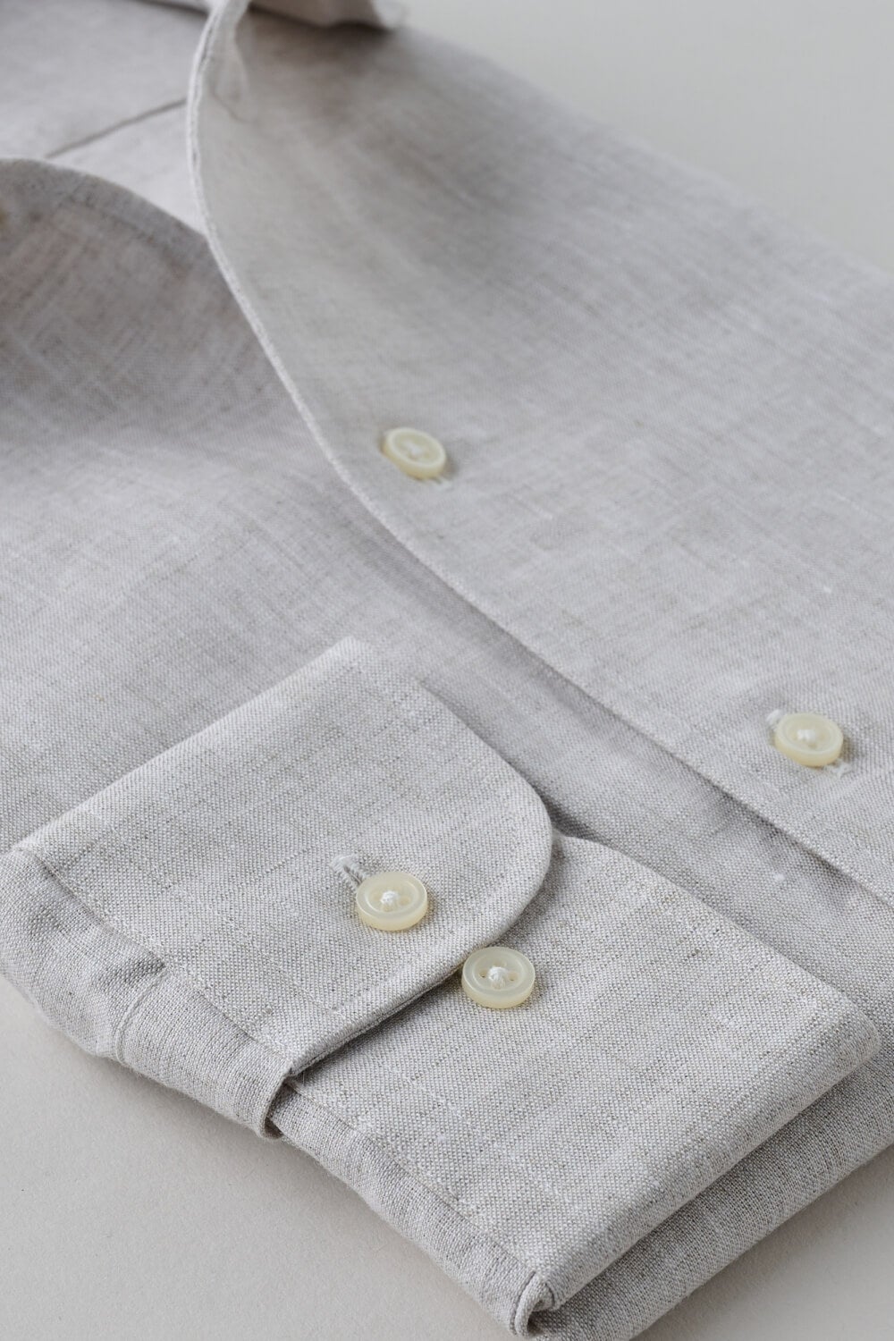 ワイシャツ 8045A-X03B-BEIGE-カフス