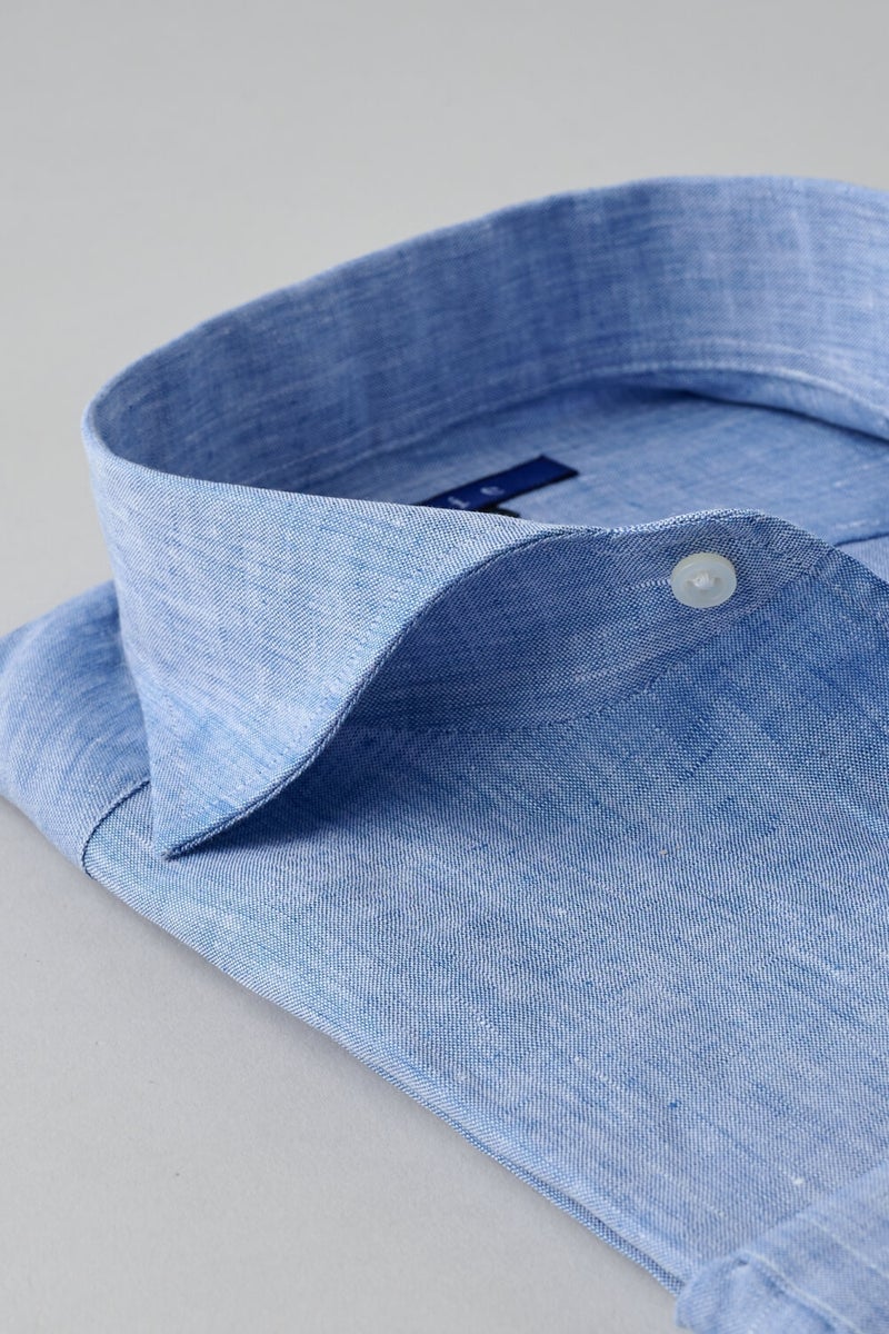 ワイシャツ 8045A-X03C-BLUE-衿2