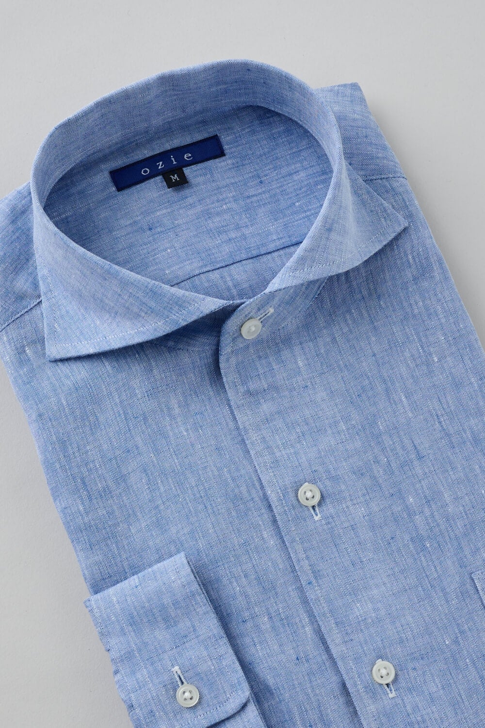 ワイシャツ 8045AHSS-X03A-BLUE-衿3