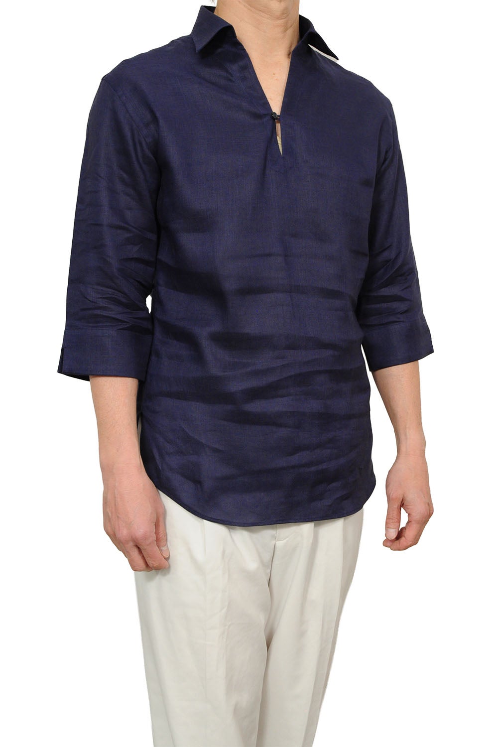メンズワイシャツ・カッターシャツ 8090A-X03C-NAVY