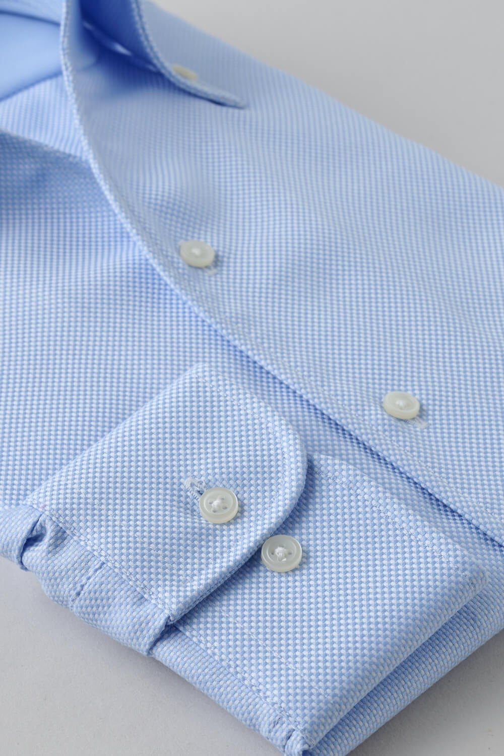 ワイシャツ 8044-X03A-SAX-カフス