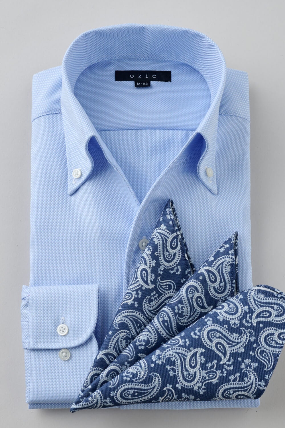 ワイシャツ 8044-X03A-SAX-コーディネートイメージ