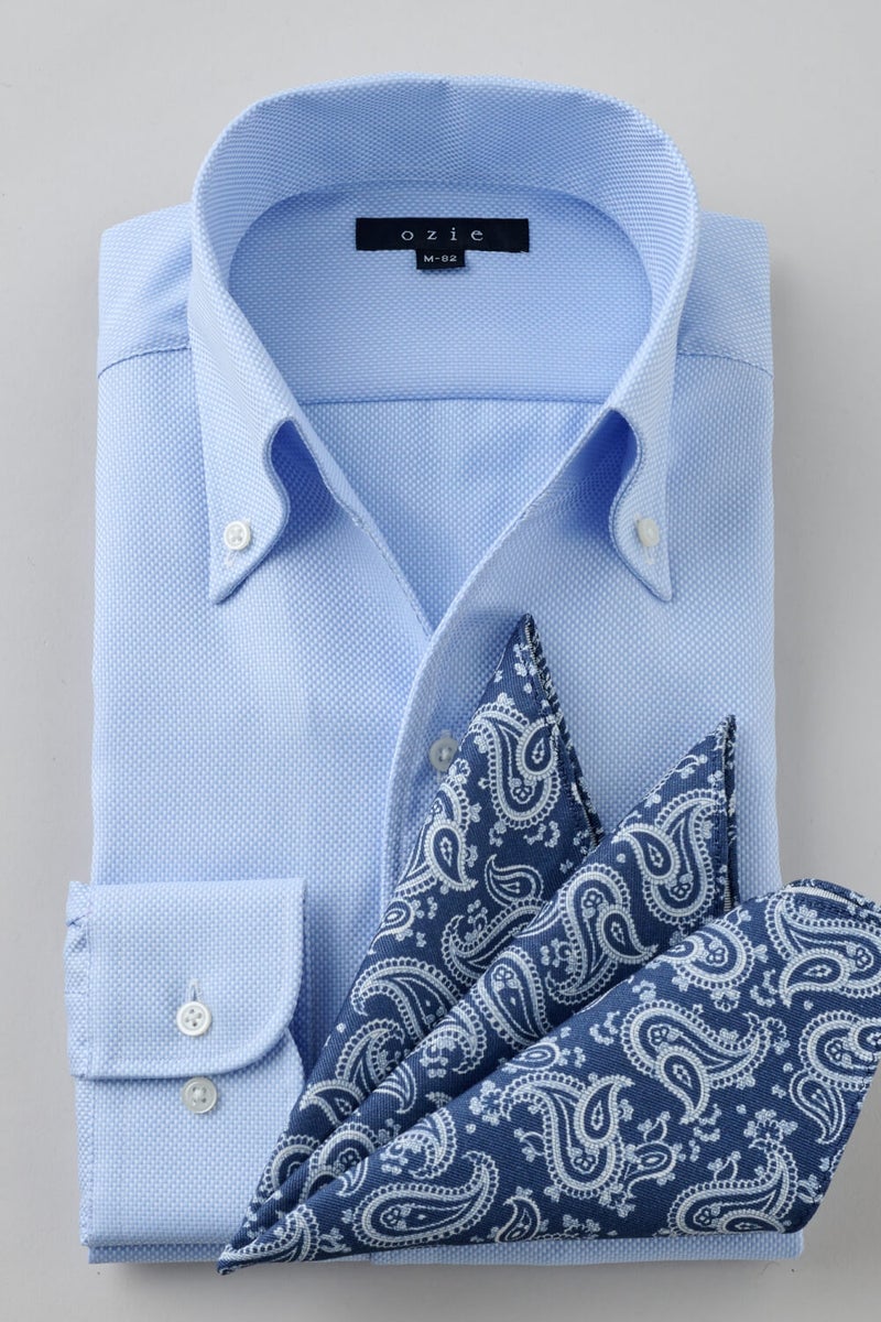 ワイシャツ 8044-X03A-SAX-コーディネートイメージ