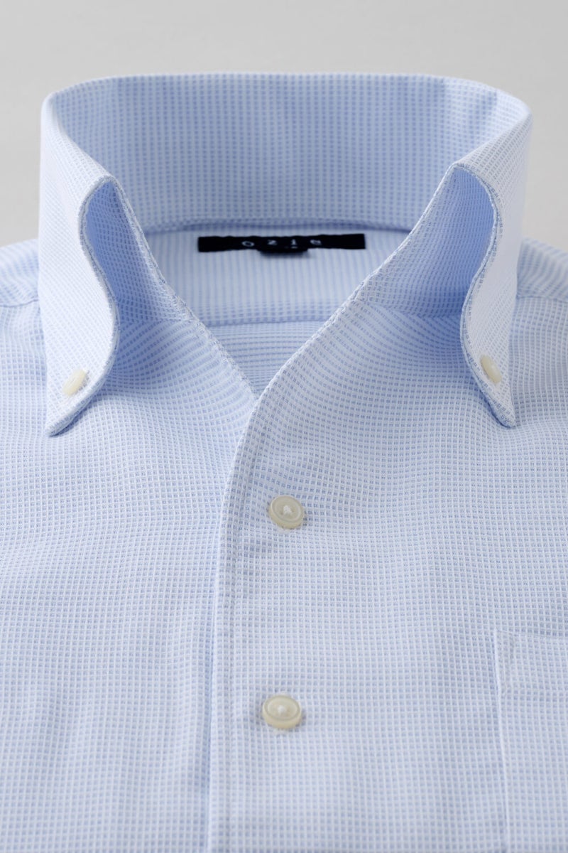 ワイシャツ 8044-X04A-SAX-衿1