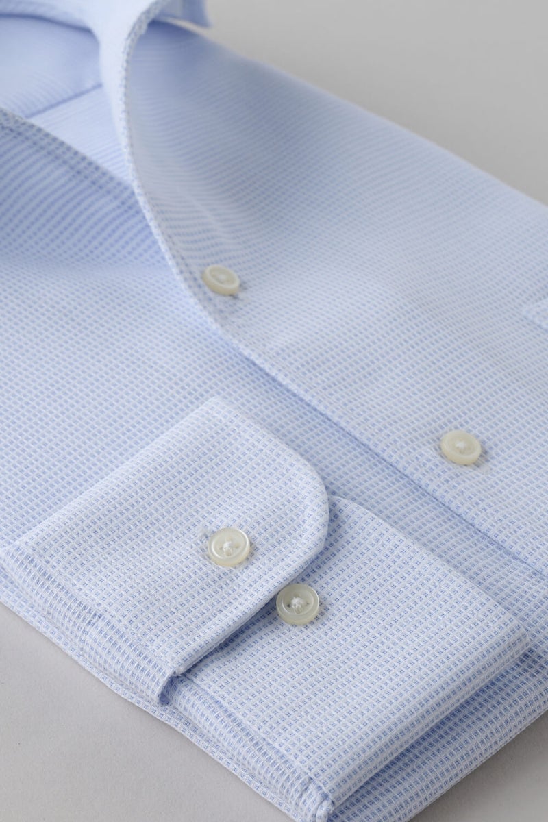 ワイシャツ 8044-X04A-SAX-カフス