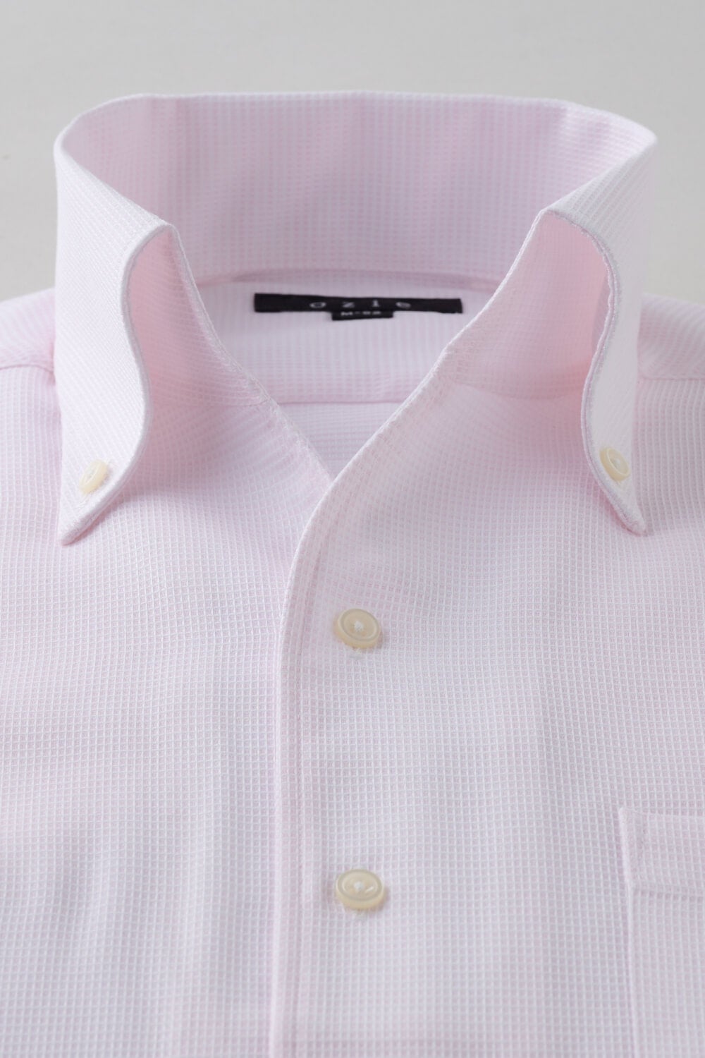 ワイシャツ 8044-X04B-PINK-衿1