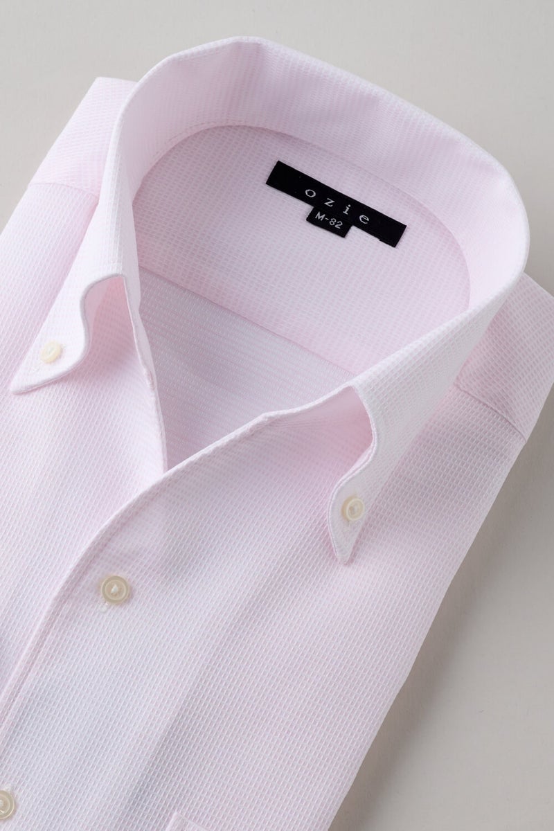 ワイシャツ 8044-X04B-PINK-衿3
