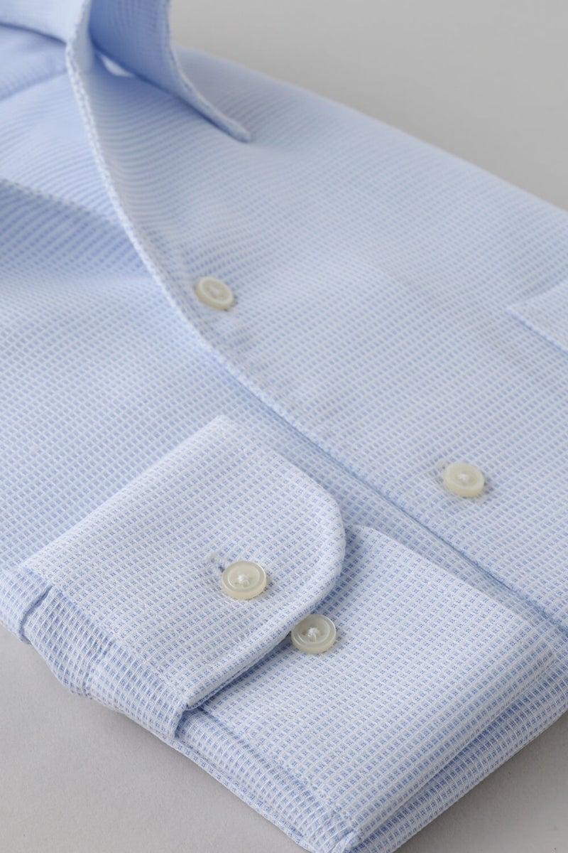 ワイシャツ 8045-X04A-SAX-カフス