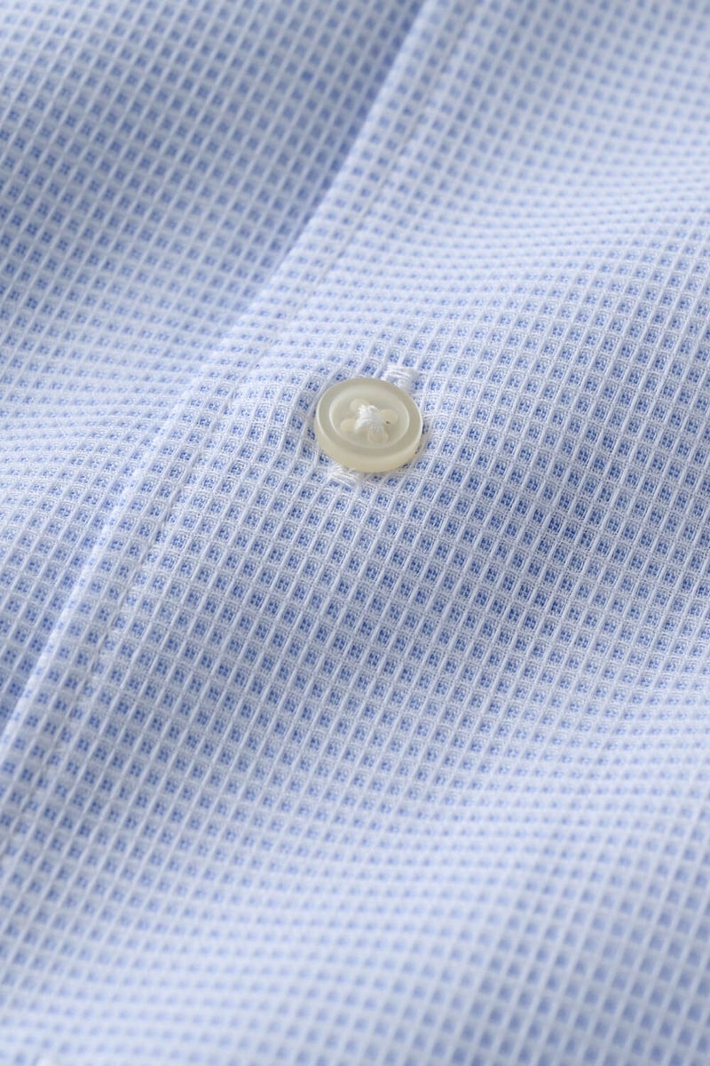 ワイシャツ 8045-X04A-SAX-生地