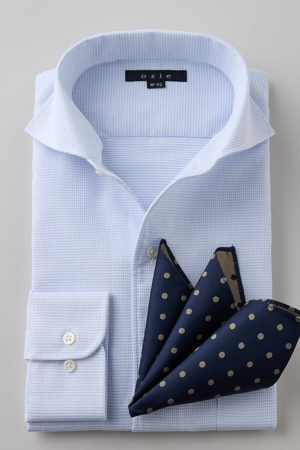 ワイシャツ 8045-X04A-SAX-コーディネートイメージ