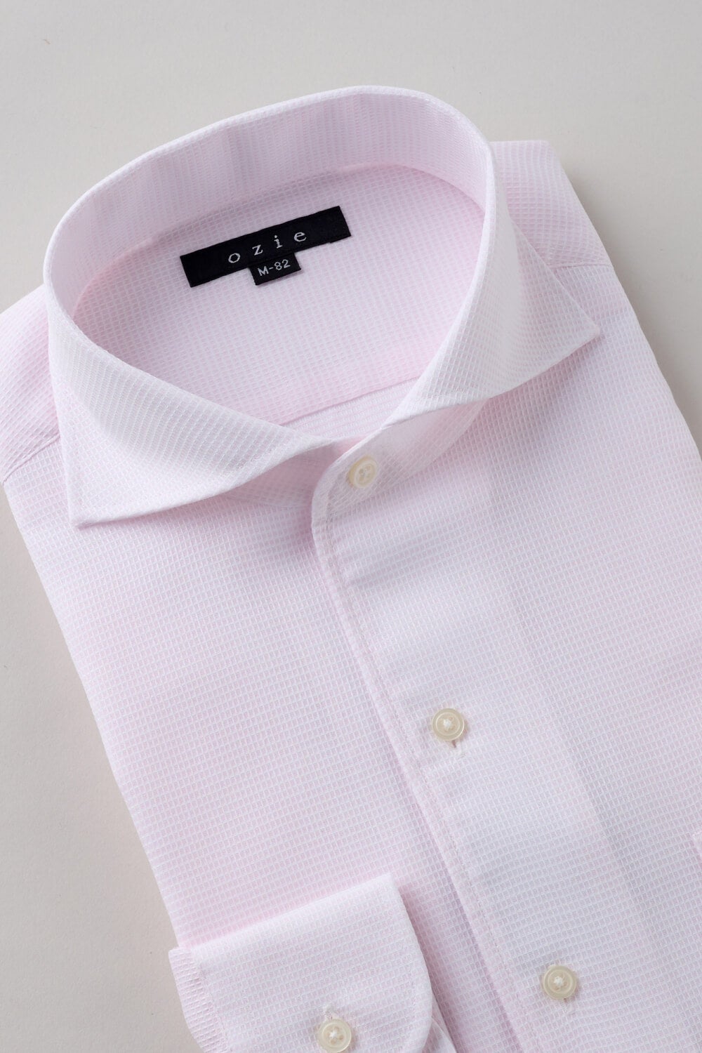 ワイシャツ 8045-X04B-PINK-衿3