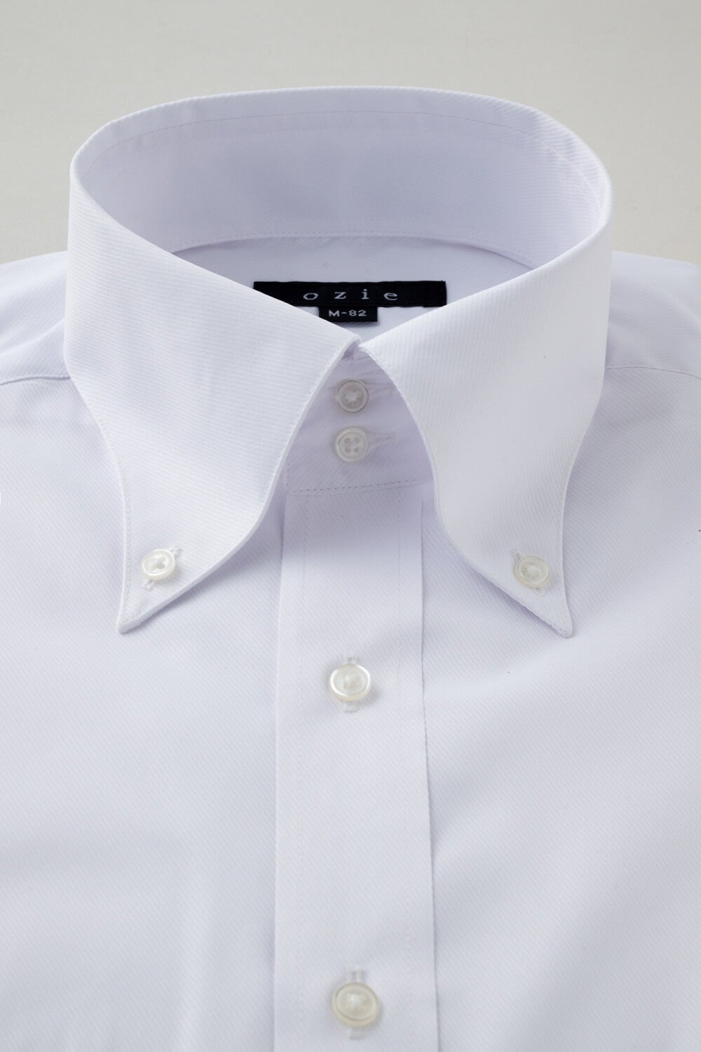 ワイシャツ　8065SD-X04A-WHITE-衿1
