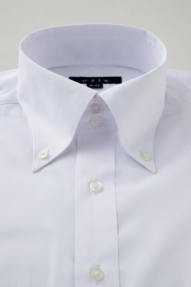 ワイシャツ　8065SD-X04A-WHITE-衿1