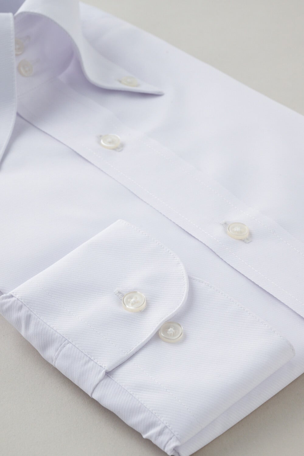 ワイシャツ　8065SD-X04A-WHITE-カフス