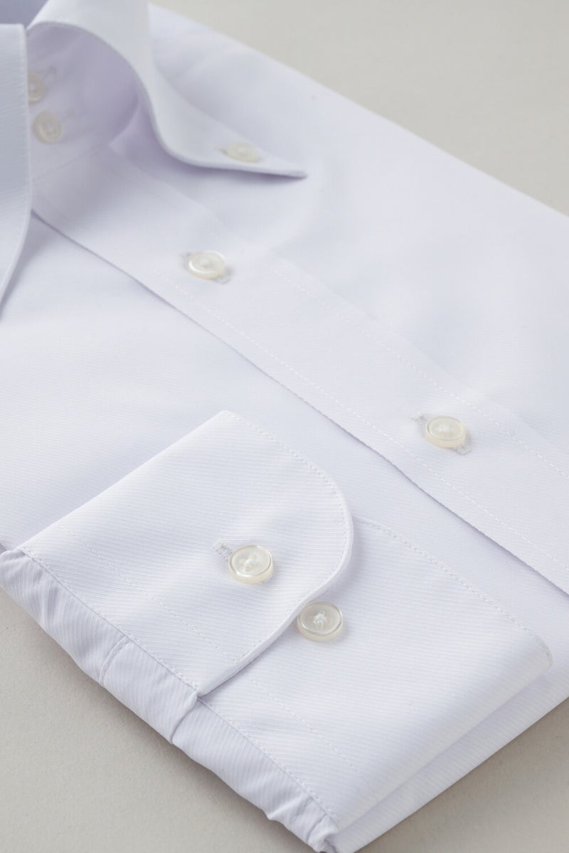 ワイシャツ　8065SD-X04A-WHITE-カフス